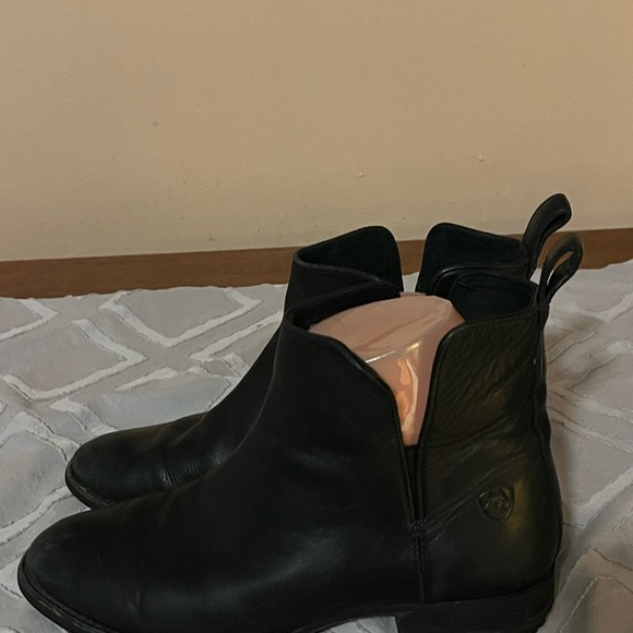 Ariat Broadway Black Leather Imperfection Boots Sz 7.5B - Picture 7 of 12